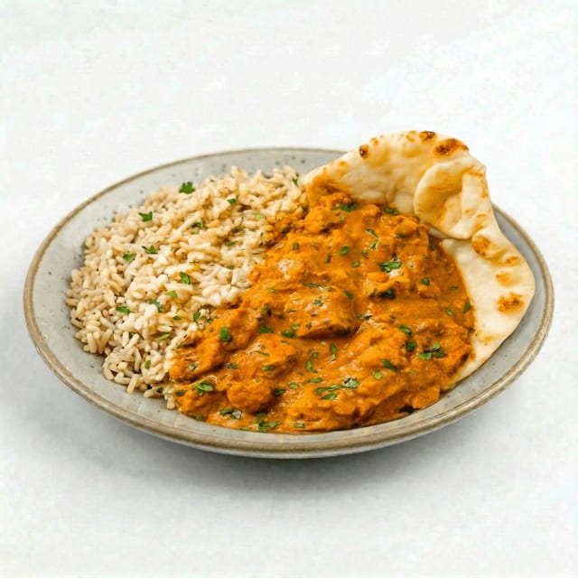Chicken Curry with Jeera Rice.